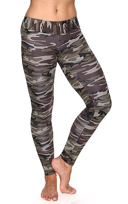 XIQUE XIQUE FULL LENGTH LEGGING PRINTS - Camouflage - X-Small