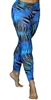 XIQUE XIQUE FULL LENGTH LEGGING PRINTS - Blue Plume - Medium