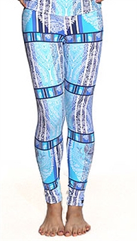 XIQUE XIQUE FULL LENGTH LEGGING PRINTS - Crystal - X-Small