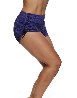 LULA SHORT PRINTS - Purple Oleander - Small