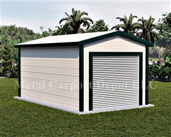 Metal Buildings Boxed Eave Style 12' x 21' x 8'
