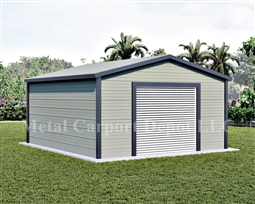 Metal Buildings Boxed Eave Style 18' x 21' x 8'