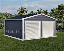 Metal Buildings Boxed Eave Style 20' x 21' x 8'