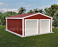 Metal Buildings Boxed Eave Style 20' x 26' x 8'