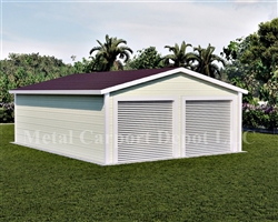 Metal Buildings Boxed Eave Style 22' x 31' x 8'