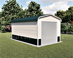 Metal Buildings Regular Style Metal 12' x 21' x 7'