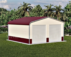 Metal Buildings Regular Style Metal 20' x 21' x 7'