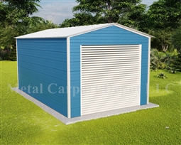 Metal Buildings Boxed Eave Style 12' x 21' x 8'