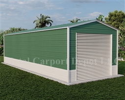 Metal Buildings Boxed Eave Style 12' x 36' x 8'