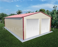 Metal Buildings Boxed Eave Style 20' x 36' x 8'