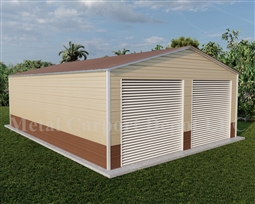 Metal Buildings Boxed Eave Style 22' x 31' x 8'