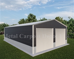 Metal Buildings Boxed Eave Style 22' x 36' x 8'