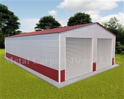 Metal Buildings Boxed Eave Style 22' x 41' x 8'