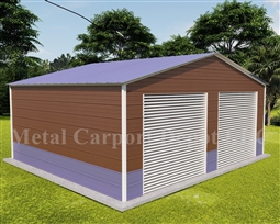 Metal Buildings Boxed Eave Style 24' x 21' x 8'
