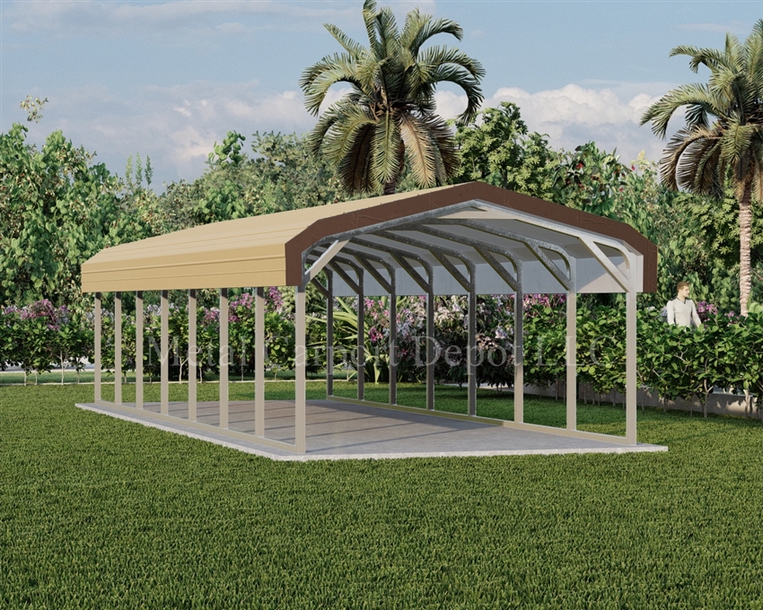 12' x 36' Regular Style Metal Carport