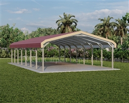 18' x 36' Regular Style Metal Carport