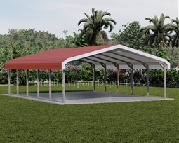 20' x 26' Regular Style Metal Carport