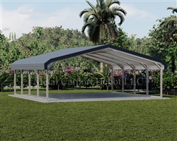 22' x 21' Regular Style Metal Carport