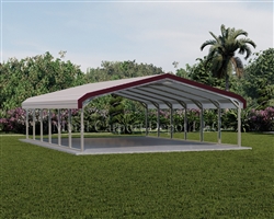 22' x 31' Regular Style Metal Carport