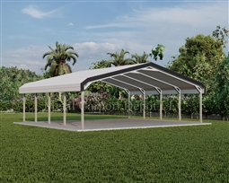 24' x 21' Regular Style Metal Carport