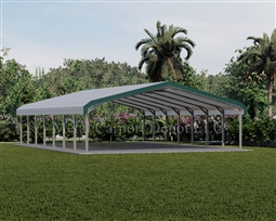 24' x 36' Regular Style Metal Carport