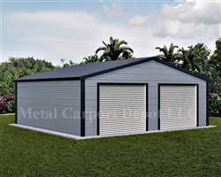 28'x26'x10' Boxed Eave Metal Building