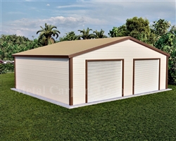 30'x26'x10' Boxed Eave Metal Building