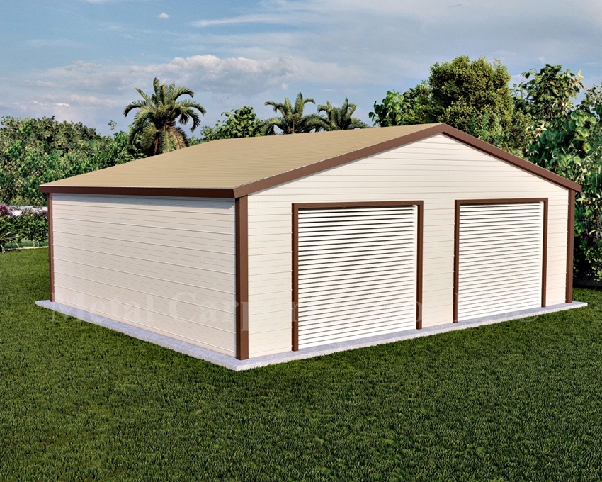 30'x26'x10' Boxed Eave Metal Building