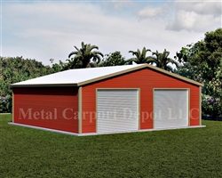 30'x31'x10' Boxed Eave Metal Building