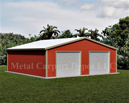 30'x31'x10' Boxed Eave Metal Building