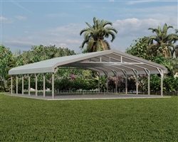 Triple Wide Regular Style Metal Carport 26' x 31' x 6'