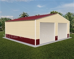 26' x 26' Vertical Roof Metal Building