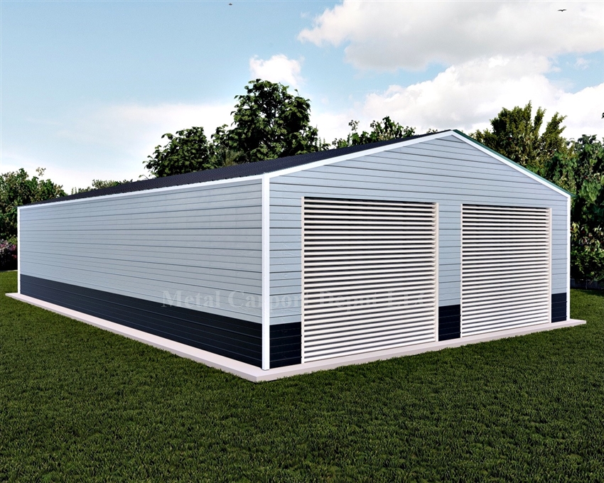 26' x 46' Vertical Roof Metal Building