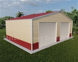 28' x 21' Vertical Roof Metal Building