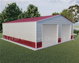 28' x 31' Vertical Roof Metal Building