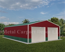 28' x 41' Vertical Roof Metal Building