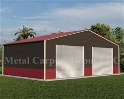 30' x 21' Vertical Roof Metal Building