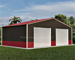 30' x 21' Vertical Roof Metal Building