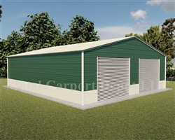 30' x 36' Vertical Roof Metal Building