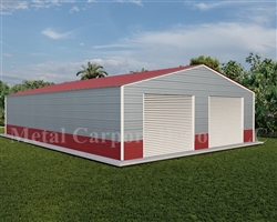 30' x 46' Vertical Roof Metal Building