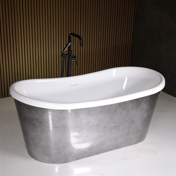 Calypso ACHSK59 59in French Bateau Skirted Tub