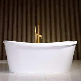 'Calypso-WHSK73' 73" Skirted French Bateau Tub