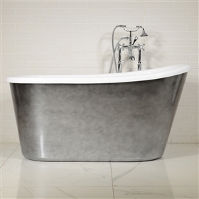 LUXWIDE Hermes 54ACHSK 54in White Skirted Tub