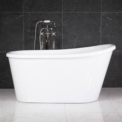 LUXWIDE Hermes 54WHSK 54in White Skirted Tub
