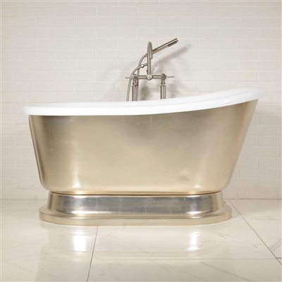 LUXWIDE Iris58USL 58in Pedestal Tub