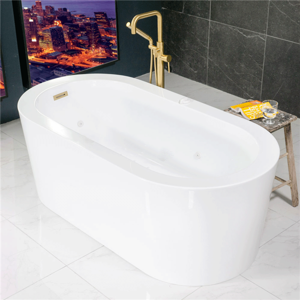SanSiro Augusta 67 in End Drain Water Jetted Tub