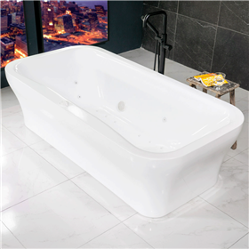 SanSiro Eclipse 78in HydroSpa Freestanding Bathtub