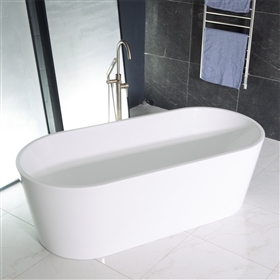 SanSiro 'Napoli71CAJ  Freestanding 71 x 32 Modern air jetted bathtub