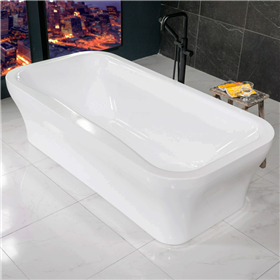 SanSiro 79in Rectangle Modern Bathtub
