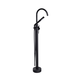 'The Waterlands' No.172MB Freestanding Floor Mounted Tub Faucet in Matte Black